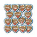 'Bavarian' gingerbread hearts, 14 x 12 cm