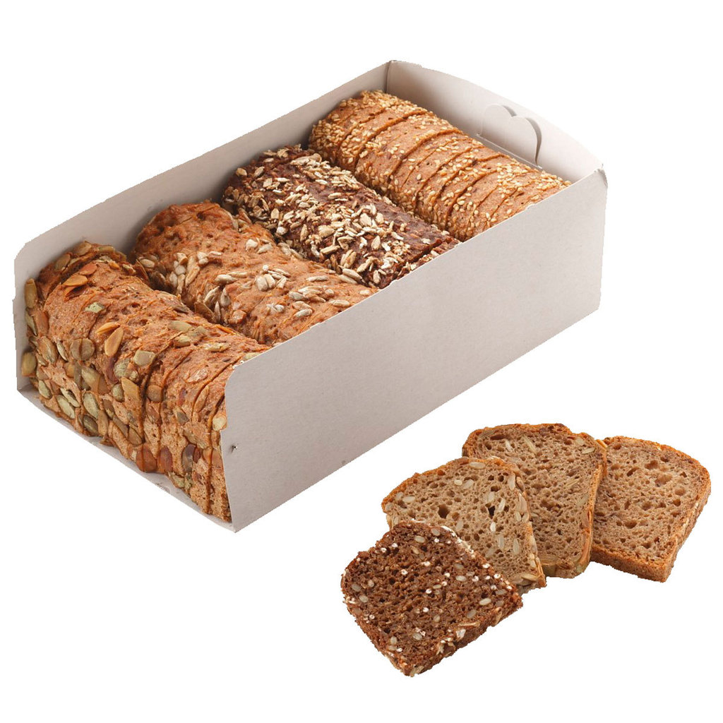 Bread selection, sliced