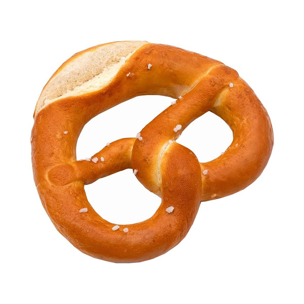 Pretzel, fully baked (with salt topping)