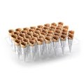 'Silver Line' Mini Waffle Cones, sesame - 3