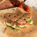 Rustic demi-flagueline, sliced
