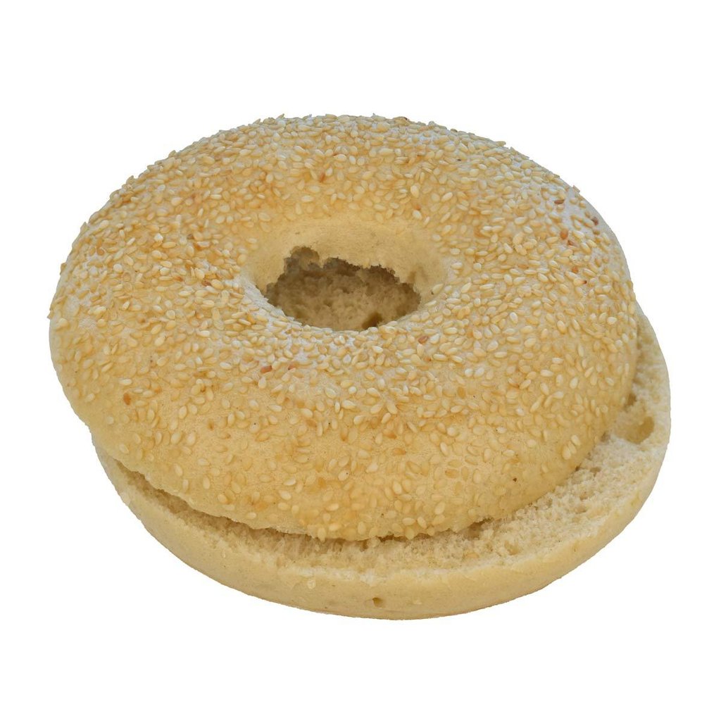 Bavarian "Giga" Bagel with Sesame, sliced