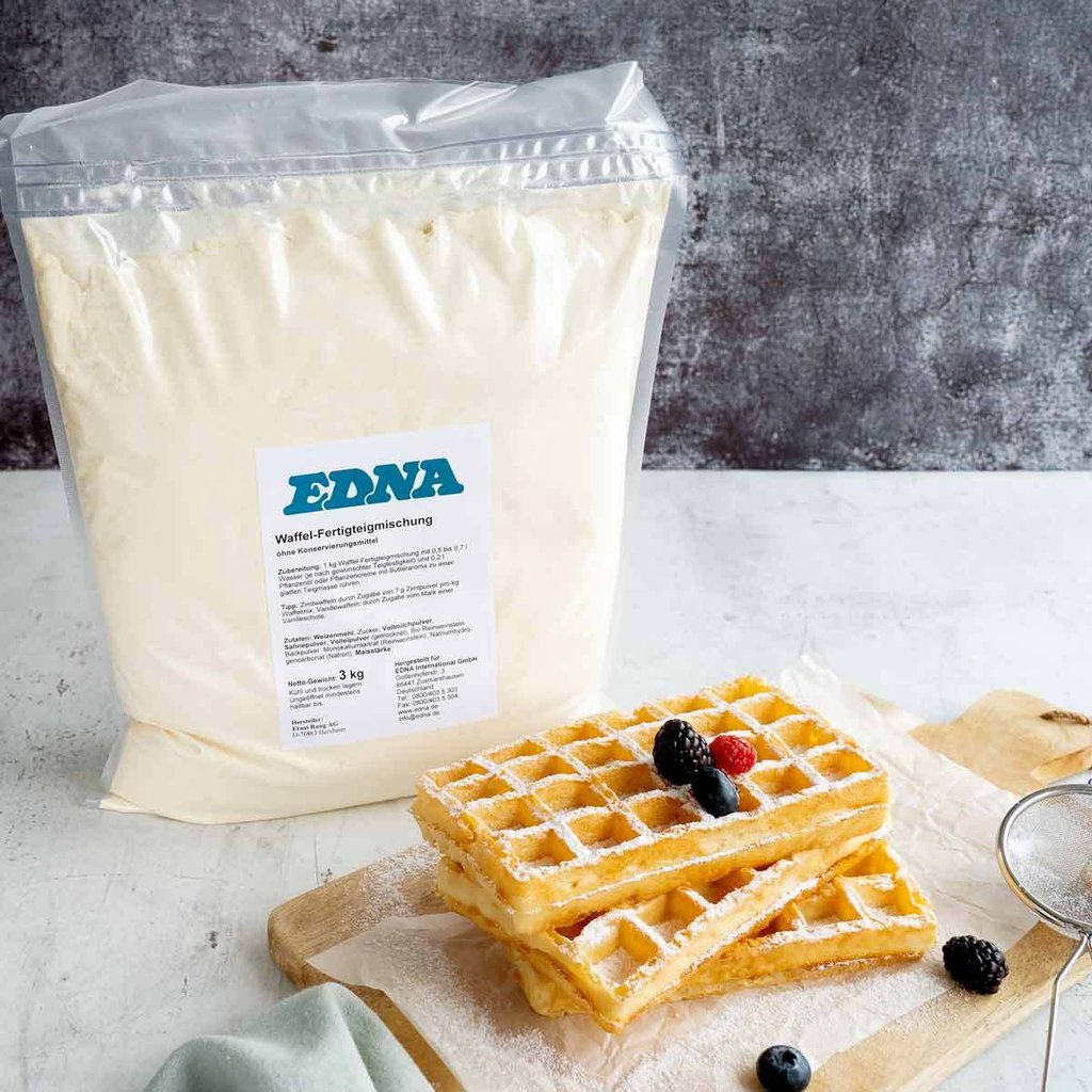EDNA Belgian waffle mix